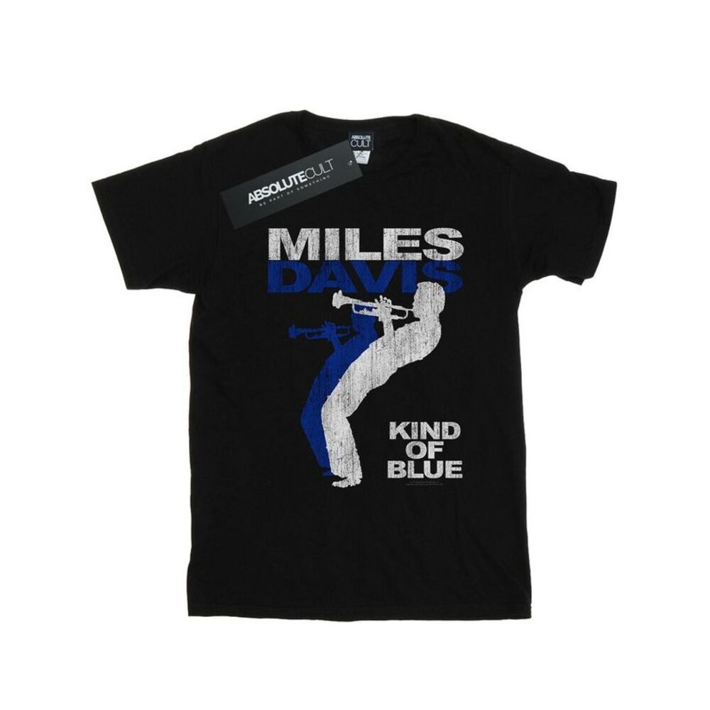 Miles Davis Mens Kind Of Blue Distressed T-Shirt / Black